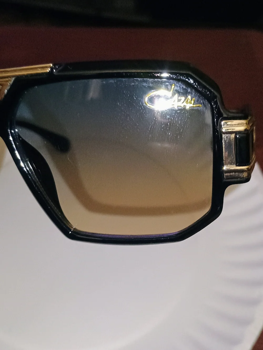 Cazal Black & Gold Gradient Sunglasses